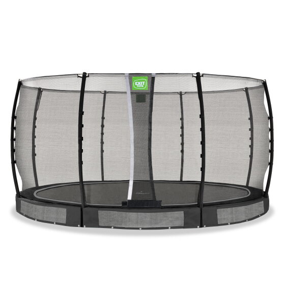 EXIT Allure Classic Bodentrampolin ø427cm - schwarz