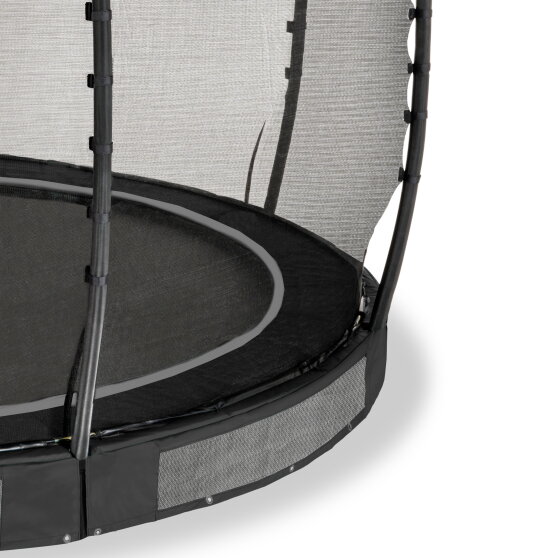 EXIT Allure Premium Bodentrampolin ø427cm - schwarz