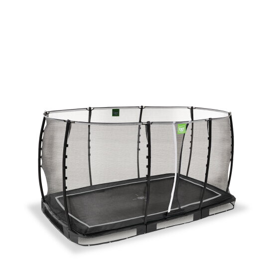 EXIT Allure Classic Bodentrampolin 214x366cm - schwarz