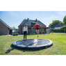 EXIT Silhouette sports Bodentrampolin ø427cm - schwarz